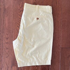 J Crew | Butter Yellow Sunwashed Oxford Shorts, size 35W